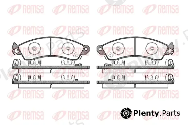 Kawe 033402 — Brake Pad Set, disc brake