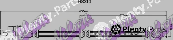 Kawe H8310 — Brake Hose