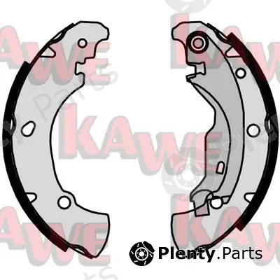 Kawe 07160 — Brake Shoe Set