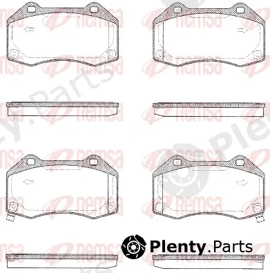 Kawe 111302 — Brake Pad Set, disc brake