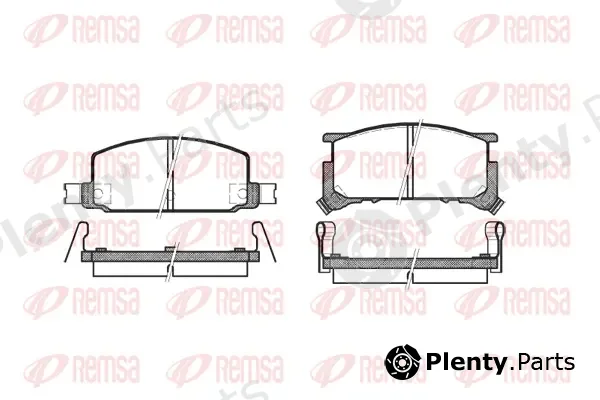 Kawe 010934 — Brake Pad Set, disc brake