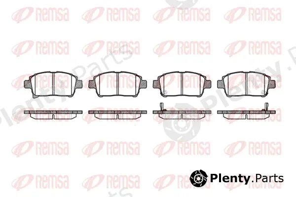 Kawe 097102 — Brake Pad Set, disc brake