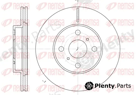 Kawe 663510 — Brake Disc
