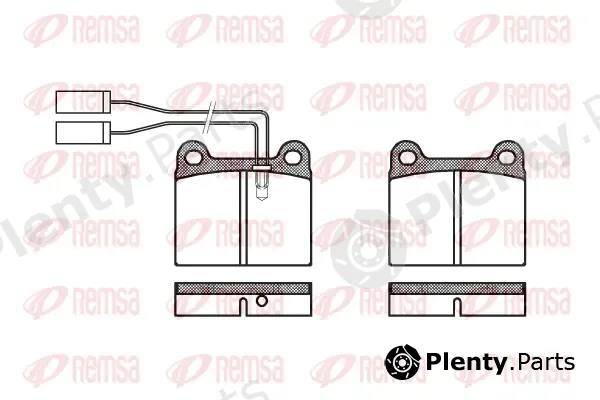 Kawe 000601 — Brake Pad Set, disc brake
