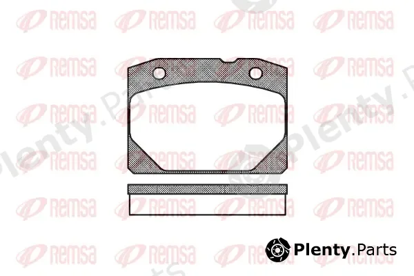 Kawe 008000 — Brake Pad Set, disc brake