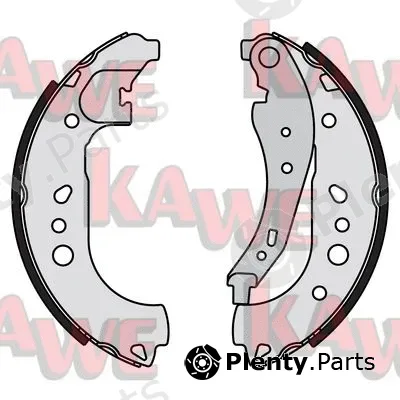 Kawe 01181 — Brake Shoe Set