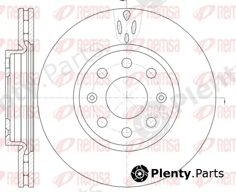 Kawe 698110 — Brake Disc
