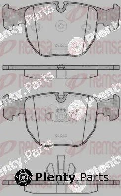 Kawe 059620 — Brake Pad Set, disc brake