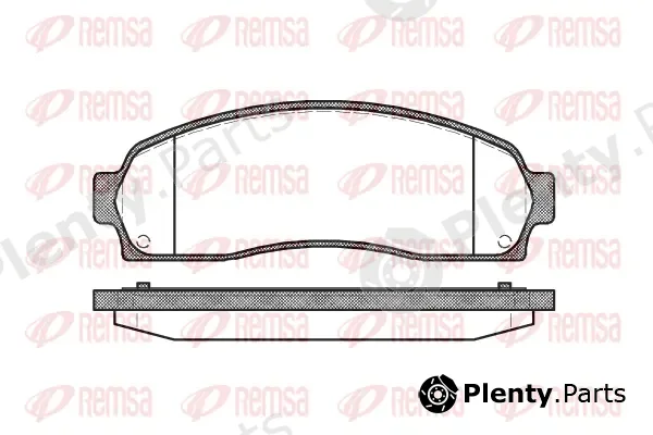 Kawe 080500 — Brake Pad Set, disc brake