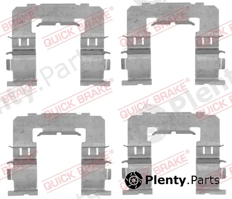 Kawe 109-1742 — Accessory Kit, disc brake pad