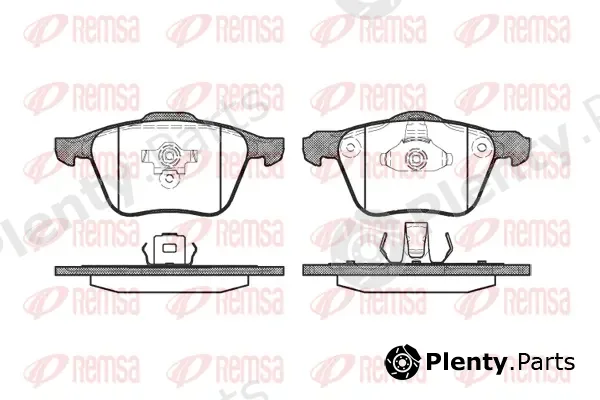 Kawe 107000 — Brake Pad Set, disc brake