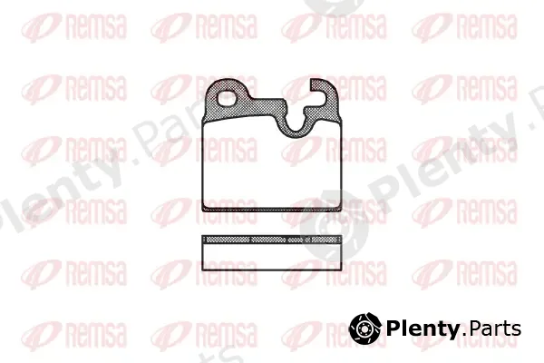 Kawe 001600 — Brake Pad Set, disc brake