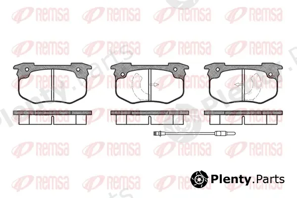 Kawe 002902 — Brake Pad Set, disc brake