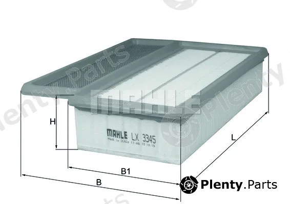 Mahle LX3345 — Air Filter