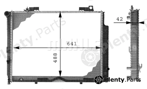 Mahle CR317000P — Radiator, engine cooling BEHR *** PREMIUM LINE ***