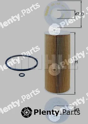 Mahle OX143D — Oil Filter