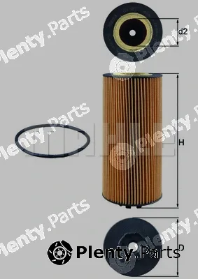 Mahle OX987D — Oil Filter