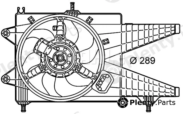 Mahle CFF156000P — Fan, engine cooling BEHR *** PREMIUM LINE ***