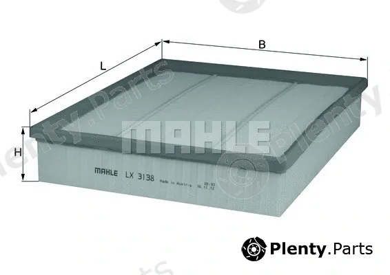 Mahle LX3138 — Air Filter