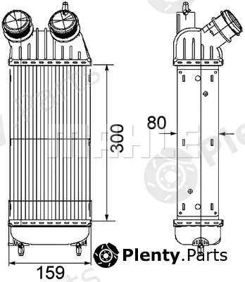 Mahle CI171000P — Charge Air Cooler BEHR *** PREMIUM LINE ***