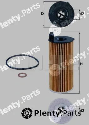 Mahle OX813/1D — Oil Filter