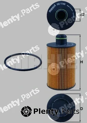 Mahle OX1145D — Oil Filter