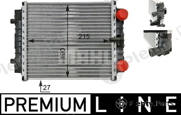 Mahle CR80000P — Radiator, engine cooling BEHR *** PREMIUM LINE ***