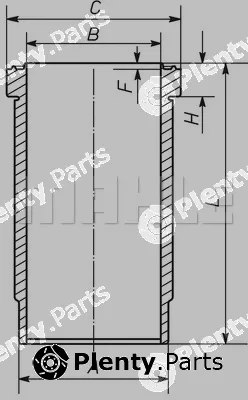 Mahle 227WN6700 — Cylinder Sleeve