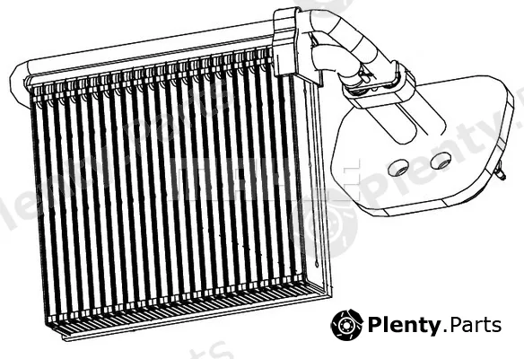 Mahle AE99000P — Evaporator, air conditioning BEHR *** PREMIUM LINE ***