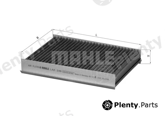 Mahle LAK249 — Filter, cabin air