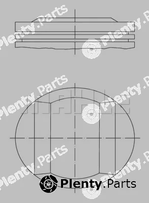 Mahle 0297100 — Piston