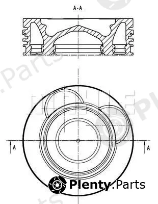 Mahle 061PI00141000 — Piston