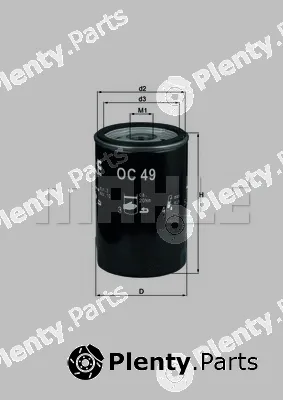 Mahle OC49 — Oil Filter