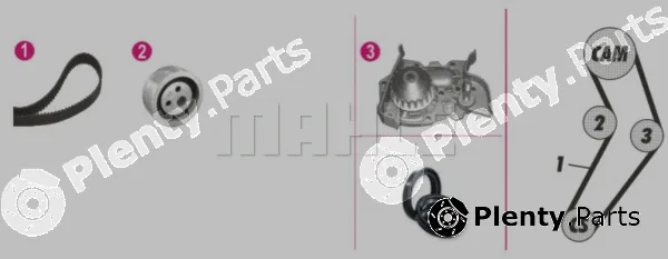 Mahle CPK20000P — Water Pump & Timing Belt Kit BEHR *** PREMIUM LINE ***