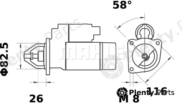 Mahle MS11 — Starter