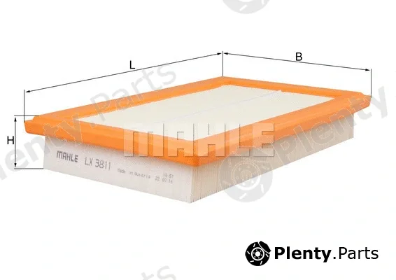 Mahle LX3811 — Air Filter
