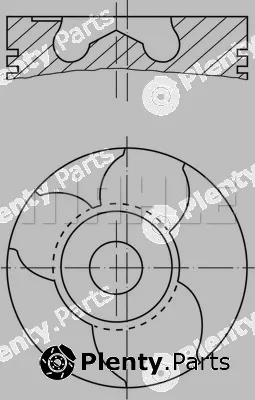 Mahle 1511000 — Piston