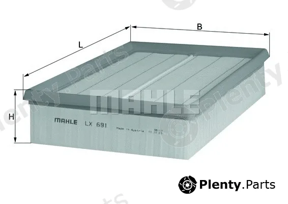 Mahle LX691 — Air Filter