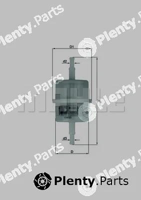 Mahle KL63 — Fuel Filter