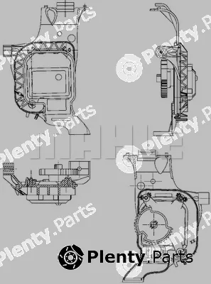 Mahle AA17000P — Actuator, blending flap BEHR *** PREMIUM LINE ***