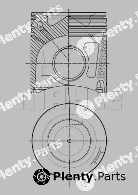 Mahle 007PI00147000 — Piston