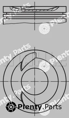 Mahle 0491200 — Piston