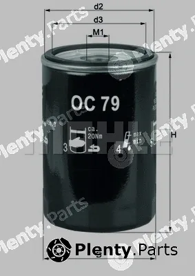 Mahle OC79 — Oil Filter