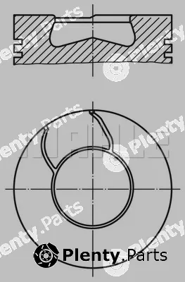Mahle 0084100 — Piston