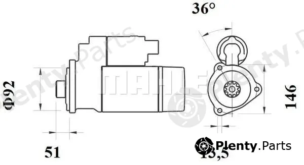 Mahle MS783 — Starter