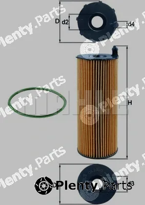 Mahle OX196/3D — Oil Filter