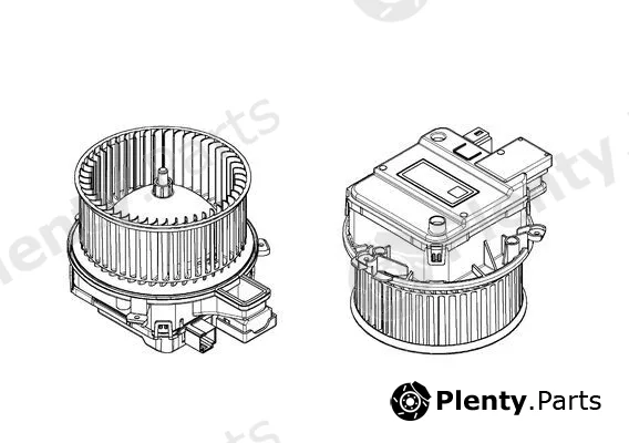 Mahle AB338000P — Interior Blower BEHR *** PREMIUM LINE ***