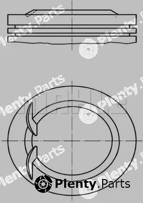 Mahle 0110200 — Piston