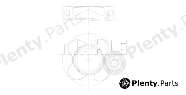 Mahle 081PI00102000 — Piston