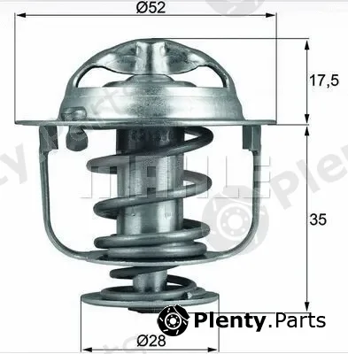 Mahle TX28882D — Thermostat, coolant